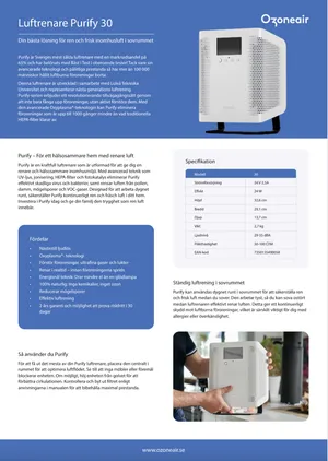 Ozoneair Purify 30 — 8